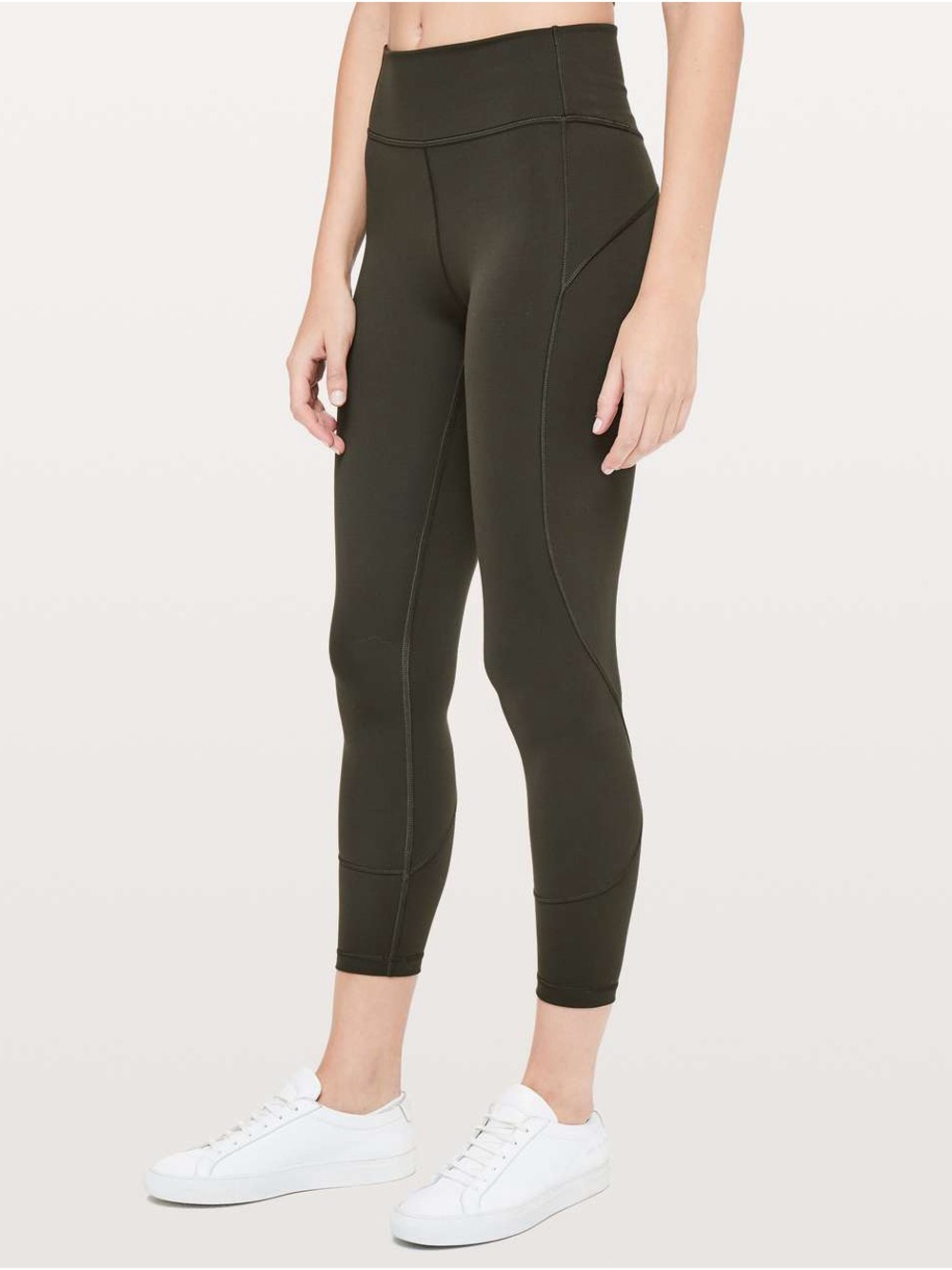 lululemon athletica In Movement Olive Green Leggings size 4